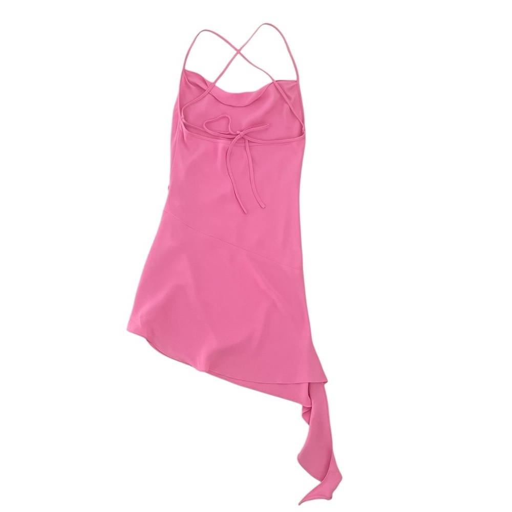 Amanda Uprichard x Revolve Violeta Bubble Gum Pink Dress SZ S Party Hoco Club - Picture 4 of 14